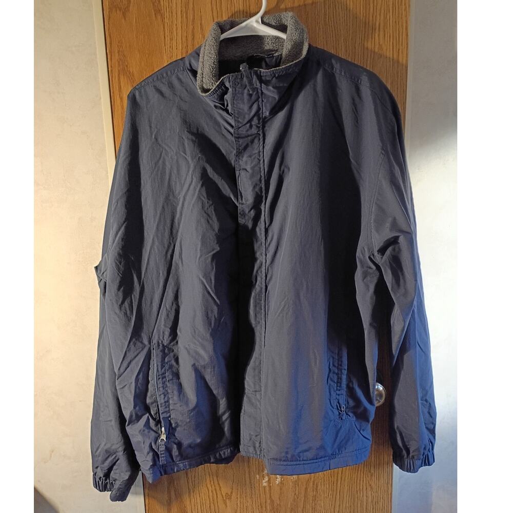 Vntg RedHead Sherpa Lined Jkt XL Navy Warm Outdoor Heritage Nylon Winter Coat